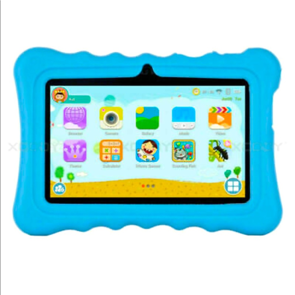 “7 Tablet Shockproof Silicone Stand Case